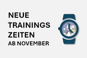 Neue Trainingszeiten ab November 🥋